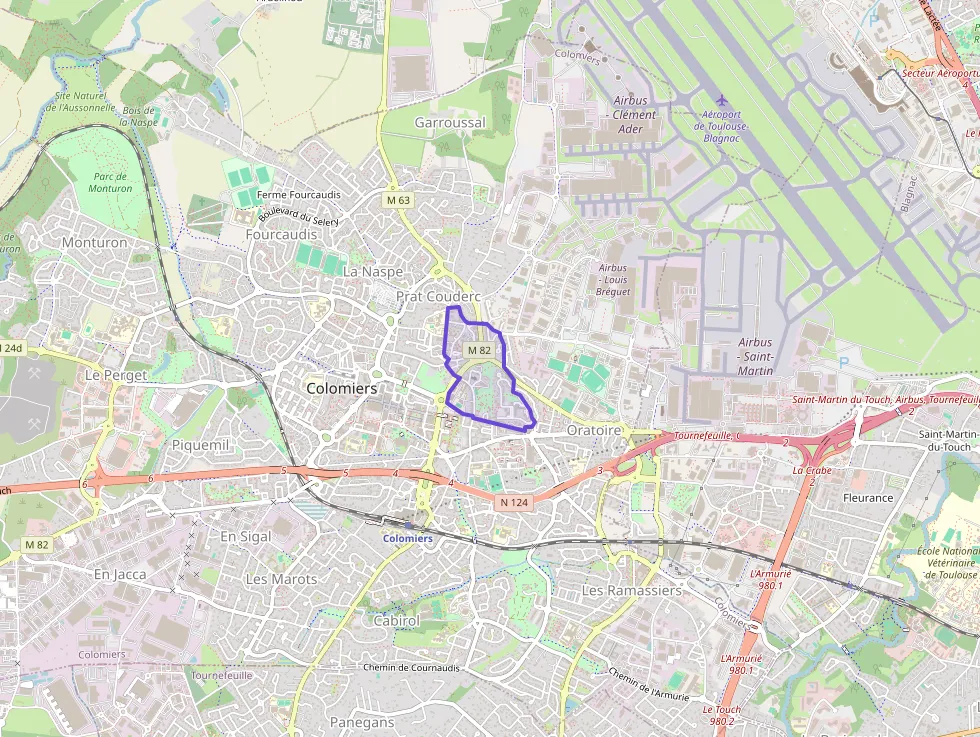 Appartement 45 m² deux pieces à vendre à Colomiers