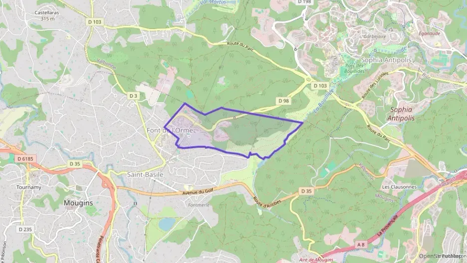 Appartement 64 m² trois pièces à vendre à Mougins
