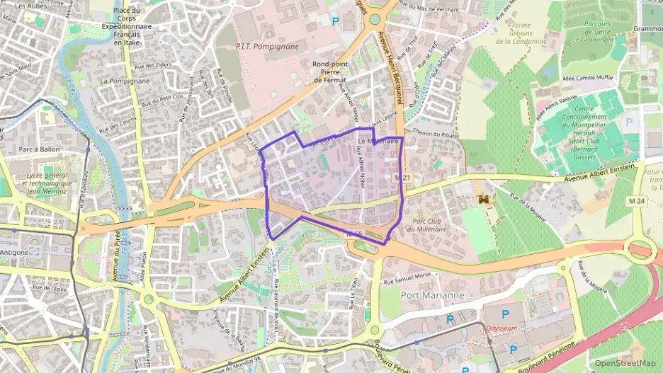 Appartement 60 m² trois pièces à vendre à Montpellier