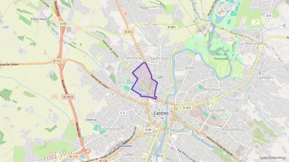 Appartement 95 m² quatre pièces à vendre à Castres