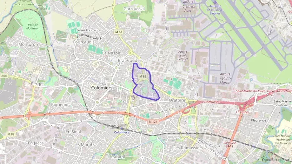 Appartement 80 m² quatre pièces à vendre à Colomiers
