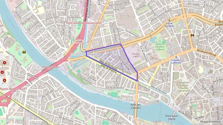 Appartement 80 m² trois pièces à vendre à Toulouse Appartement 80 m² trois pièces à vendre à Toulouse