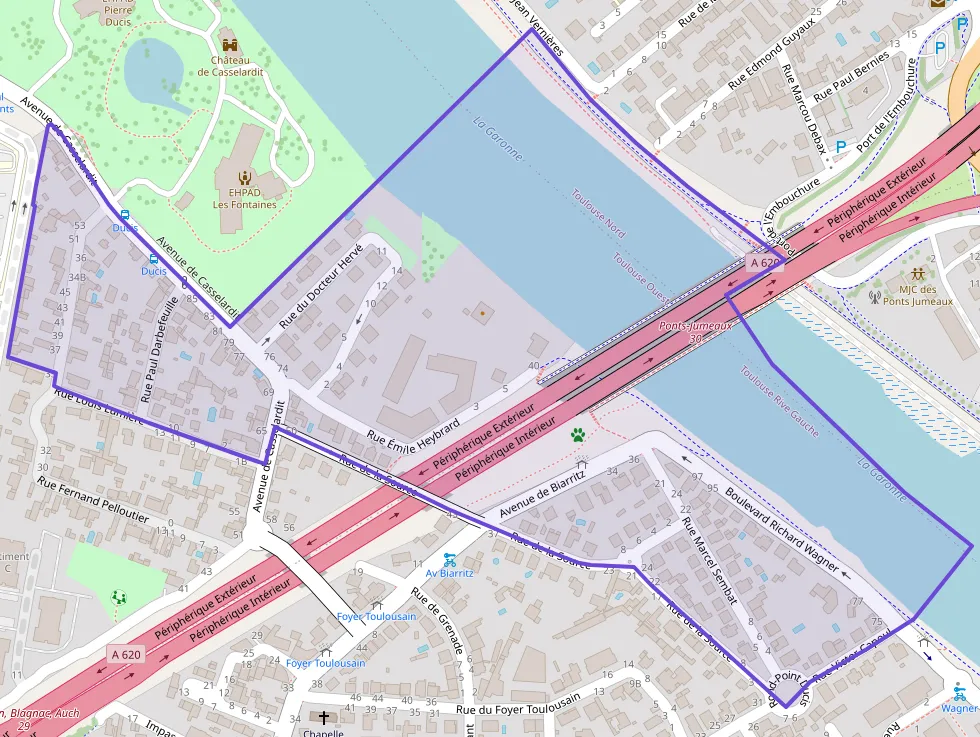 Appartement 70 m² quatre pièces à vendre à Toulouse