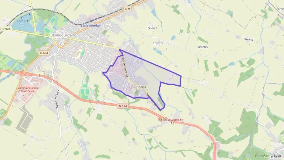 Appartement 55 m² trois pièces à vendre à L`Isle-Jourdain