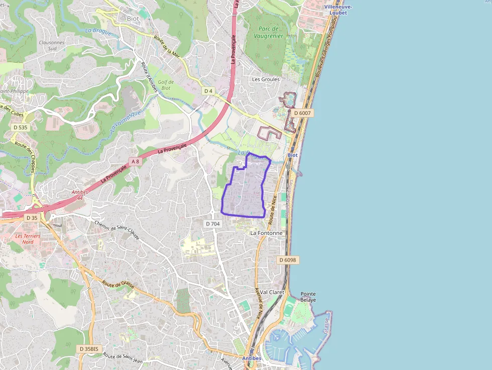 Appartement 62 m² trois pièces à vendre à Antibes