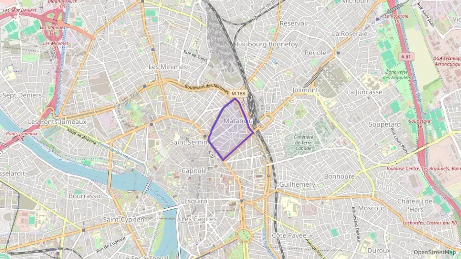 Appartement 30 m² une piece à vendre à Toulouse