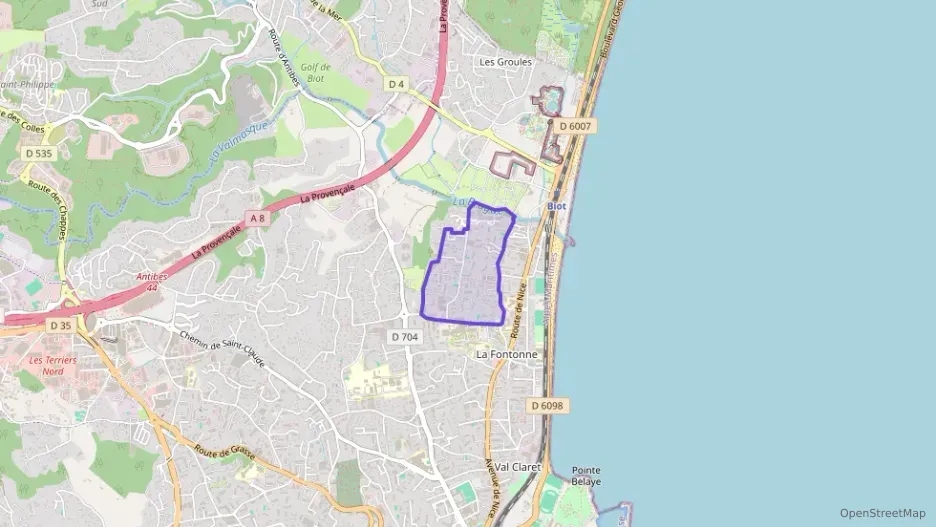 Appartement 58 m² trois pièces à vendre à Antibes