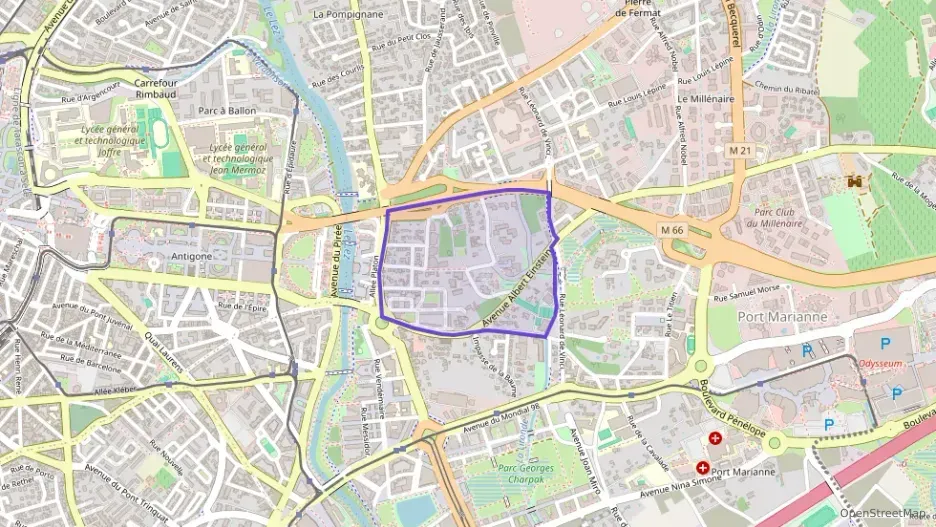 Appartement 80 m² quatre pièces à vendre à Montpellier