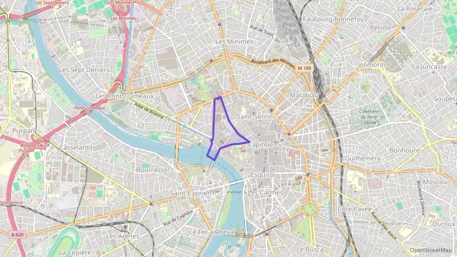 Appartement 48 m² deux pieces à vendre à Toulouse
