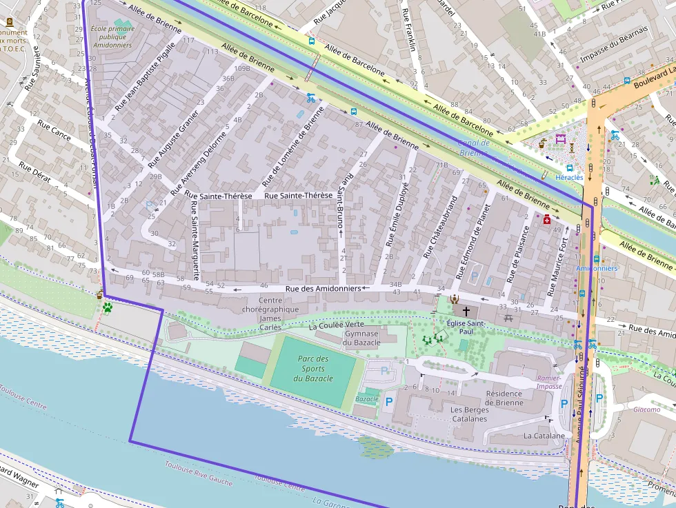 Appartement 53 m² trois pièces à vendre à Toulouse