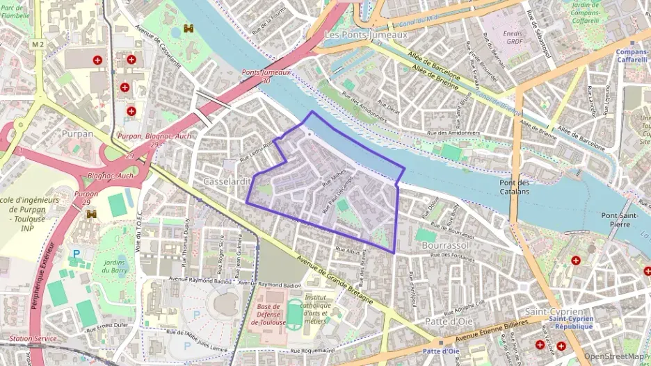 Appartement 130 m² quatre pièces à vendre à Toulouse