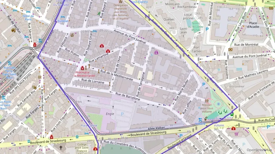 Appartement 70 m² trois pièces à vendre à Montpellier