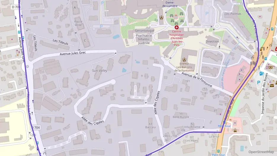 Appartement 52 m² deux pieces à vendre à Antibes