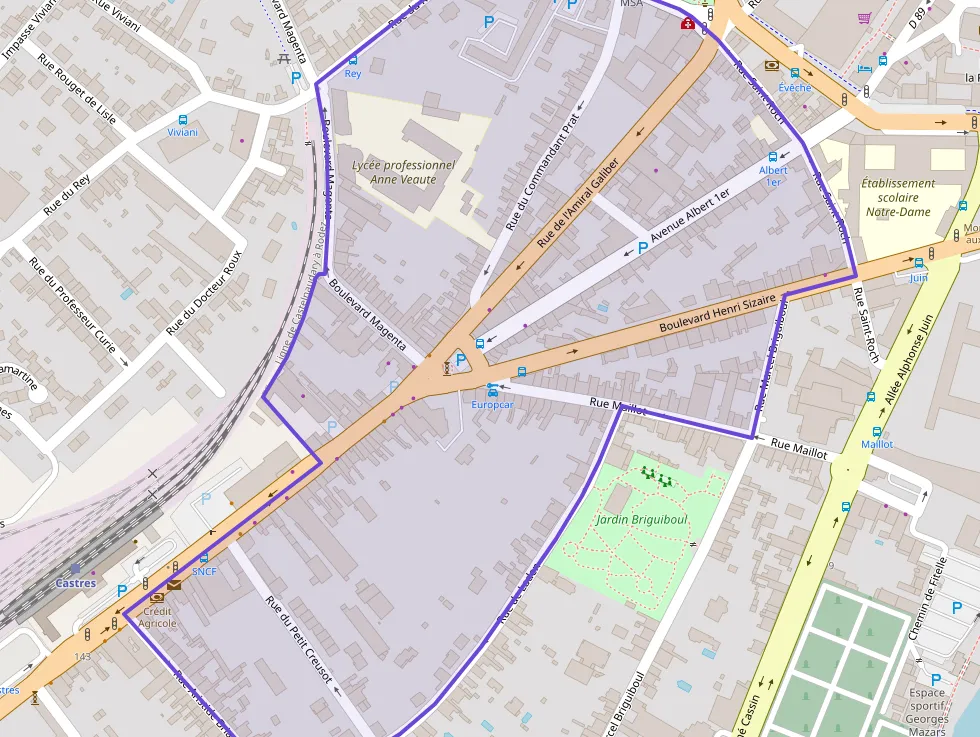 Appartement 40 m² deux pieces à vendre à Castres