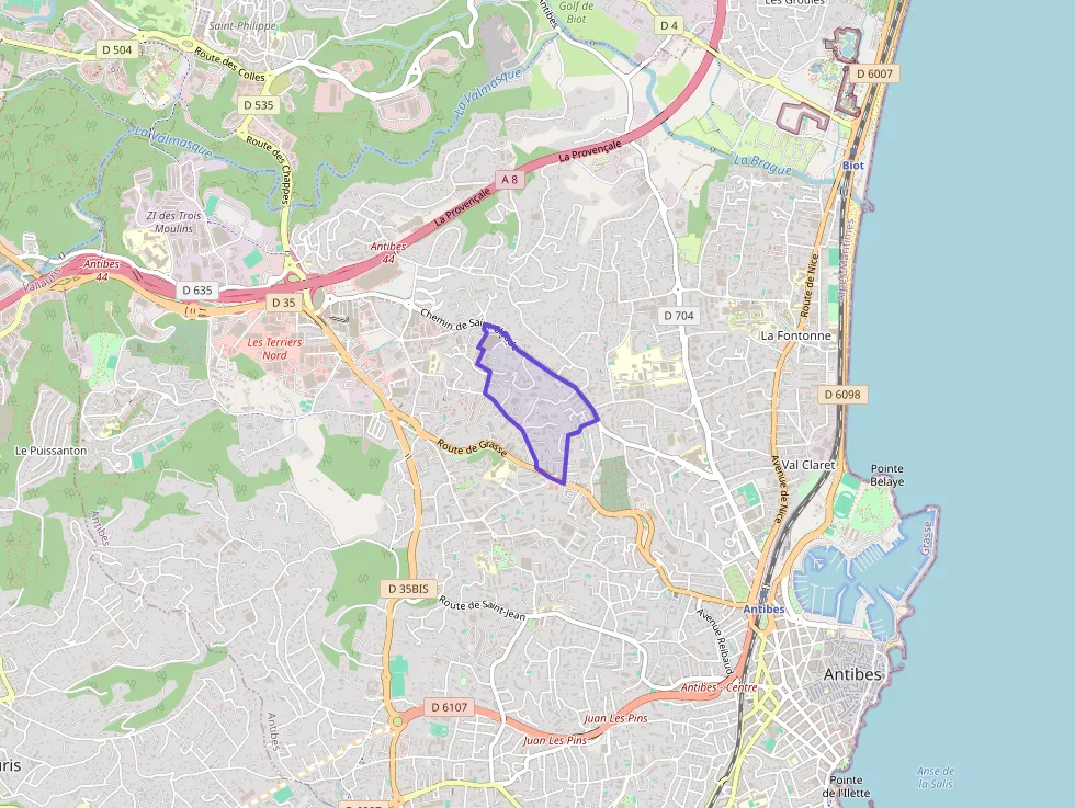 Appartement 65 m² trois pièces à vendre à Antibes