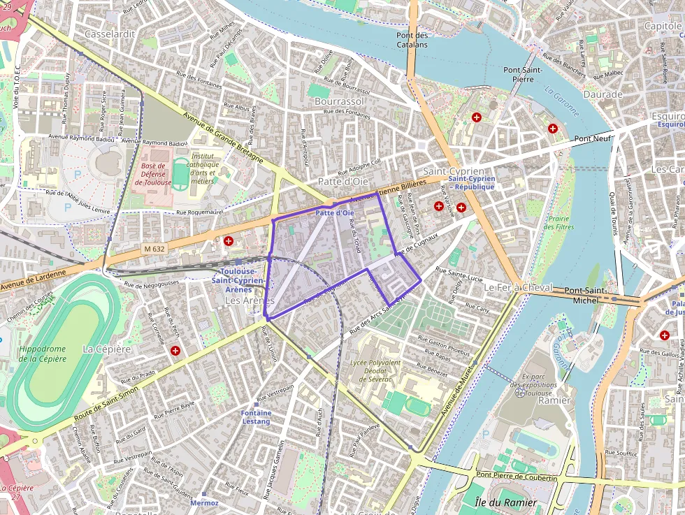 Appartement 70 m² quatre pièces à vendre à Toulouse