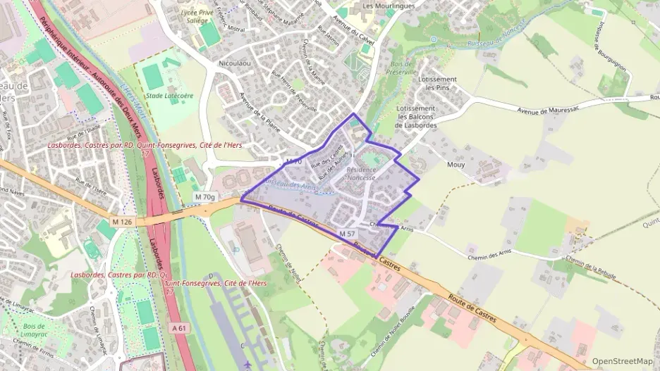 Appartement 22 m² une piece à vendre à Balma