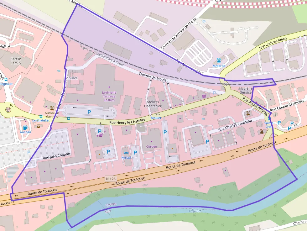 Appartement 60 m² trois pièces à vendre à Castres