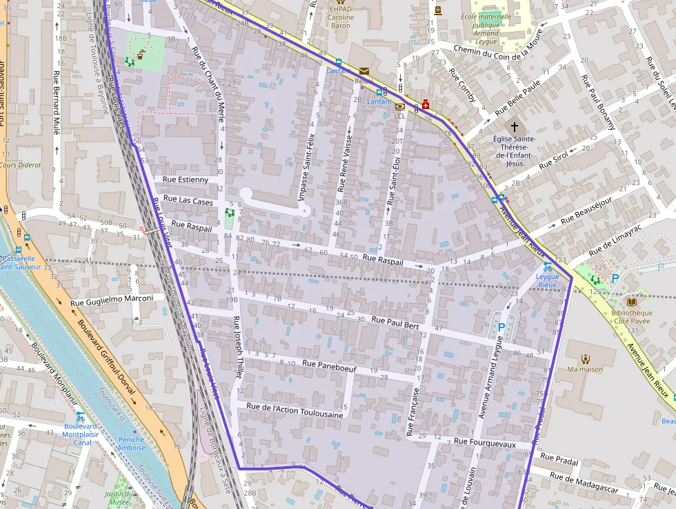 Appartement 70 m² trois pièces à vendre à Toulouse