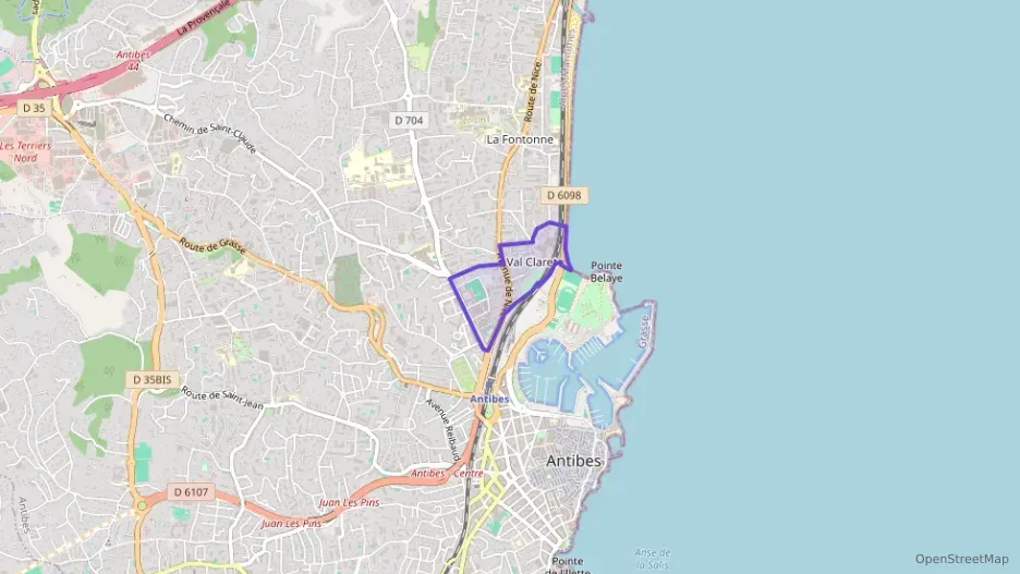 Appartement 50 m² deux pieces à vendre à Antibes