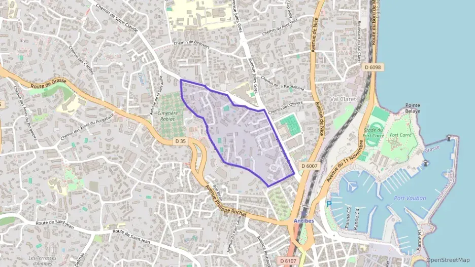 Appartement 53 m² deux pieces à vendre à Antibes