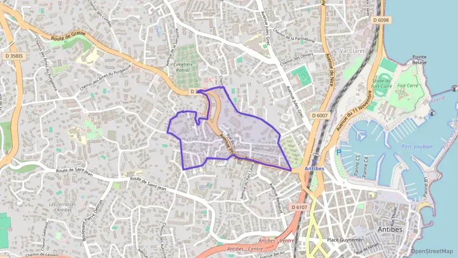 Appartement 57 m² trois pièces à vendre à Antibes