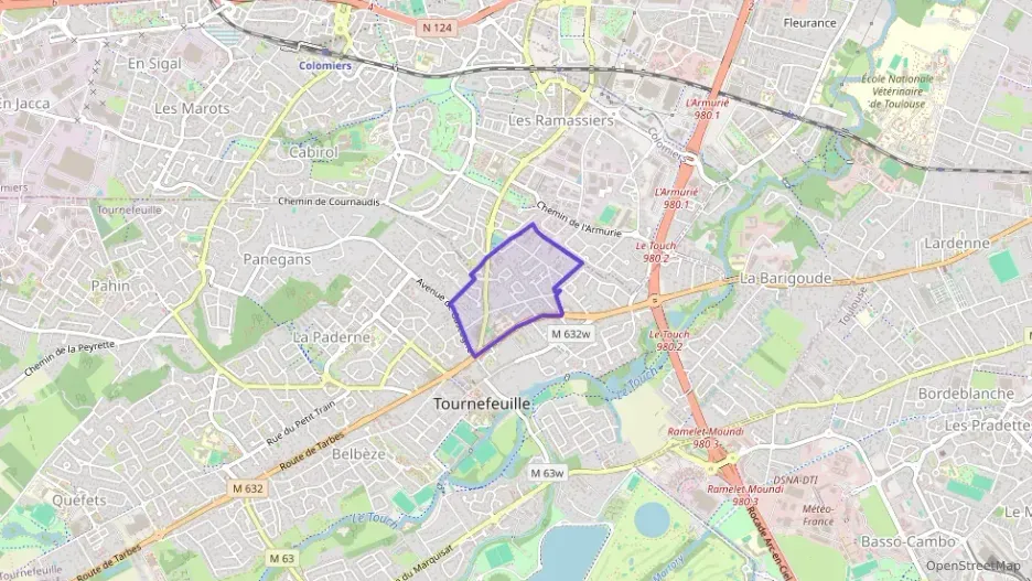 Appartement 62 m² trois pièces à vendre à Tournefeuille