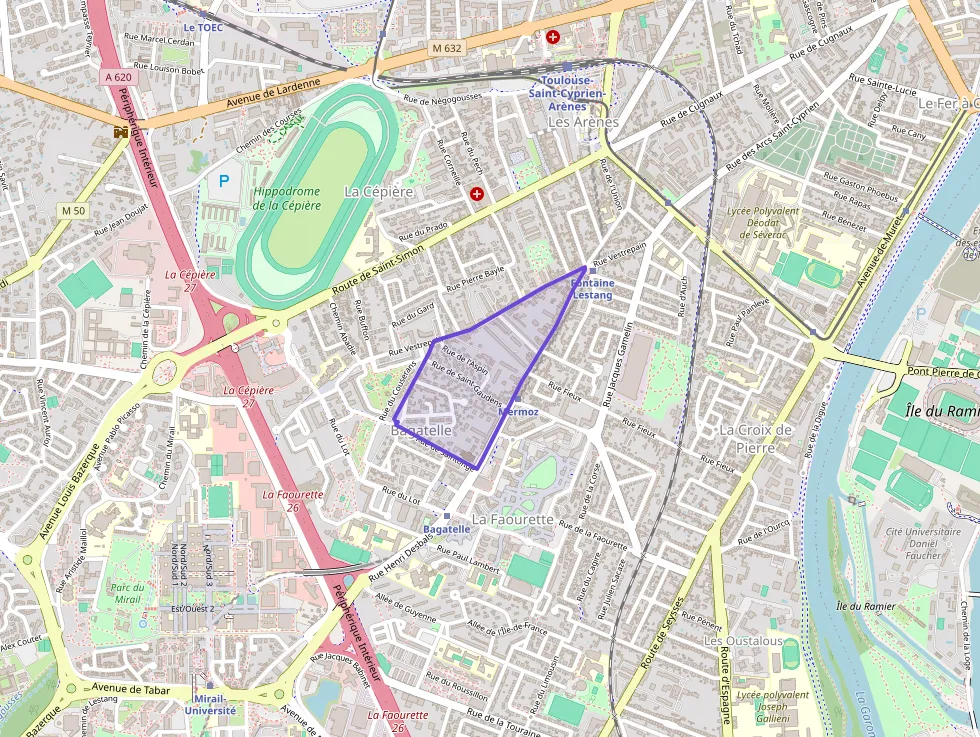 Appartement 55 m² trois pièces à vendre à Toulouse