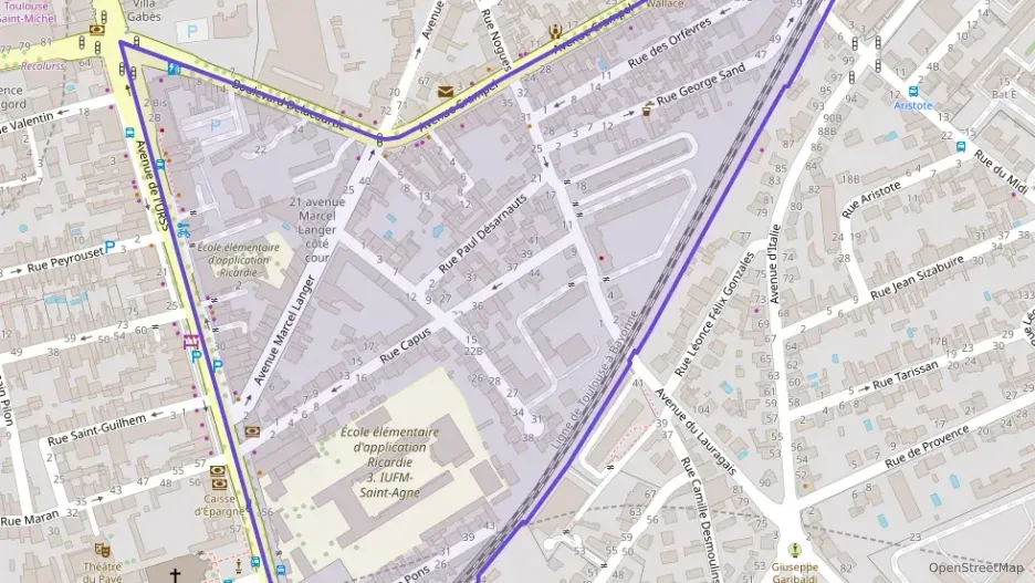 Appartement 26 m² une piece à vendre à Toulouse