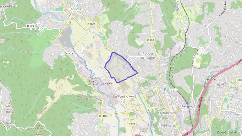 Appartement 40 m² deux pieces à vendre à La Roquette-sur-Siagne