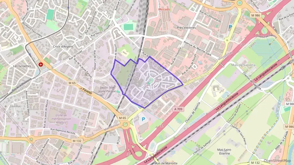 Appartement 57 m² trois pièces à vendre à Montpellier