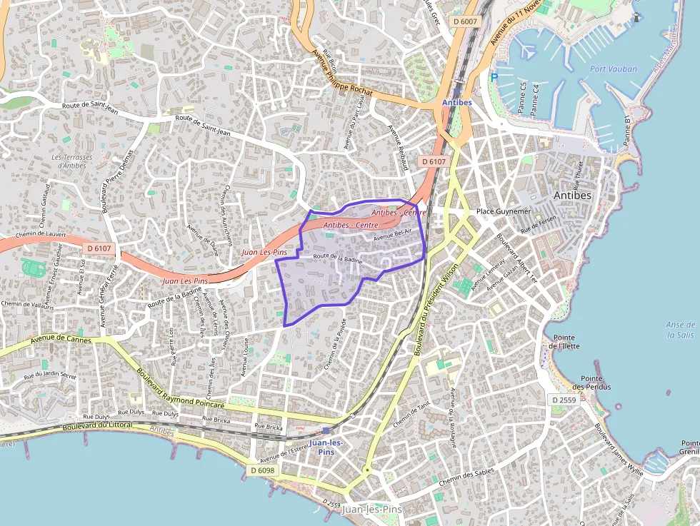 Appartement 49 m² deux pieces à vendre à Antibes