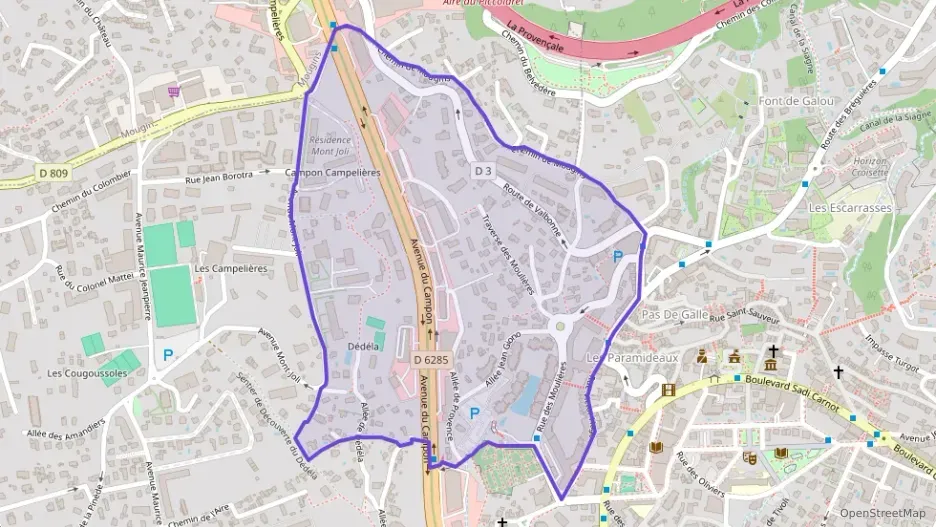 Appartement 90 m² trois pièces à vendre à Le Cannet