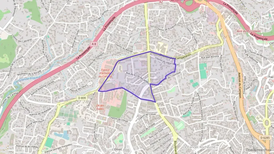 Appartement 44 m² deux pieces à vendre à Le Cannet