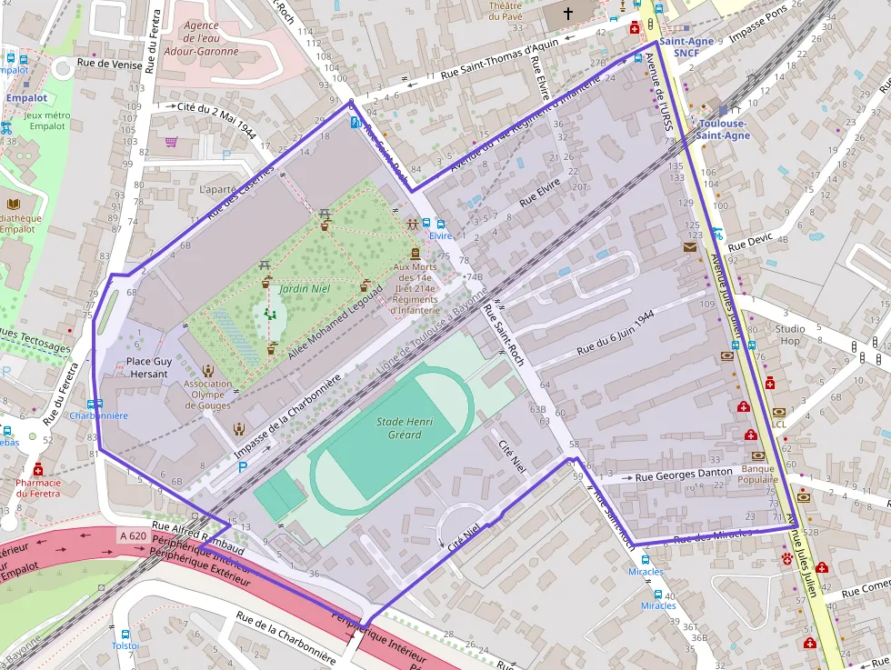 Appartement 25 m² deux pieces à vendre à Toulouse