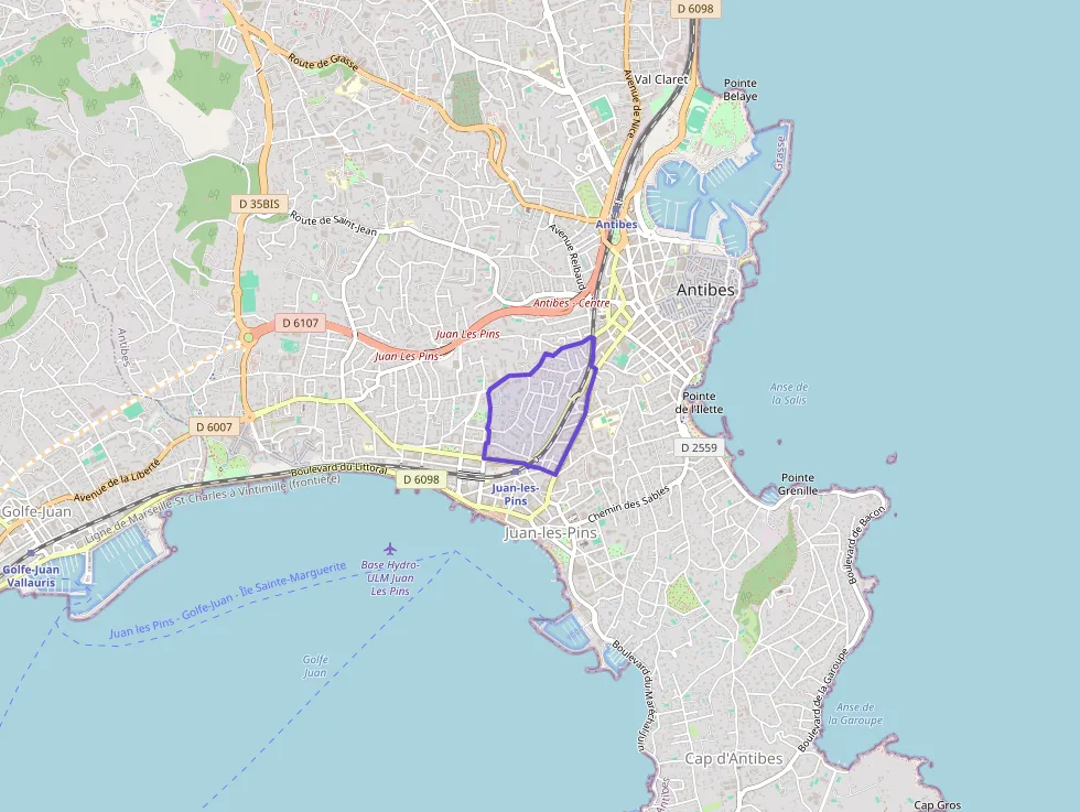 Appartement 72 m² trois pièces à vendre à Antibes