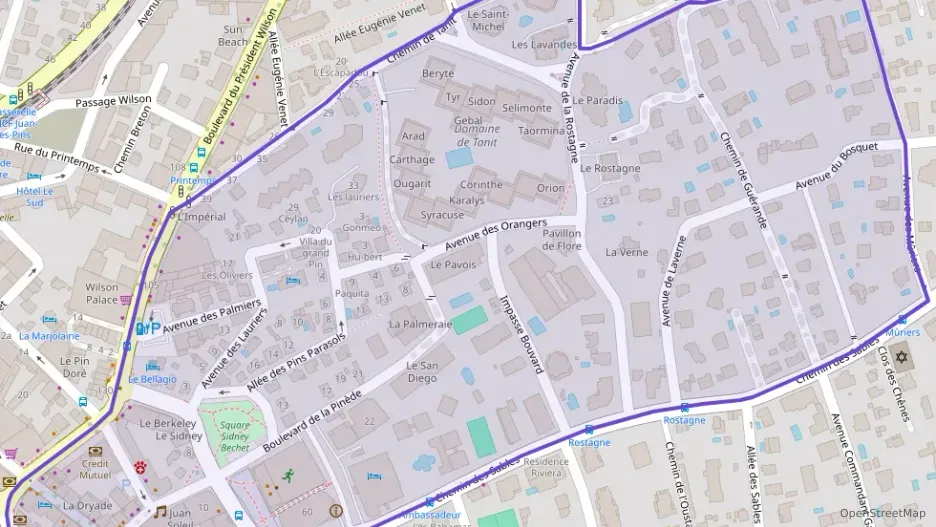 Appartement 55 m² deux pieces à vendre à Antibes