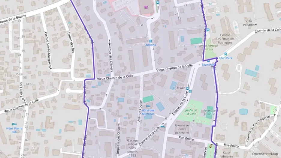 Appartement 53 m² deux pieces à vendre à Antibes