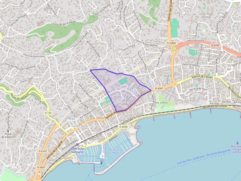 Appartement 65 m² trois pièces à vendre à Vallauris