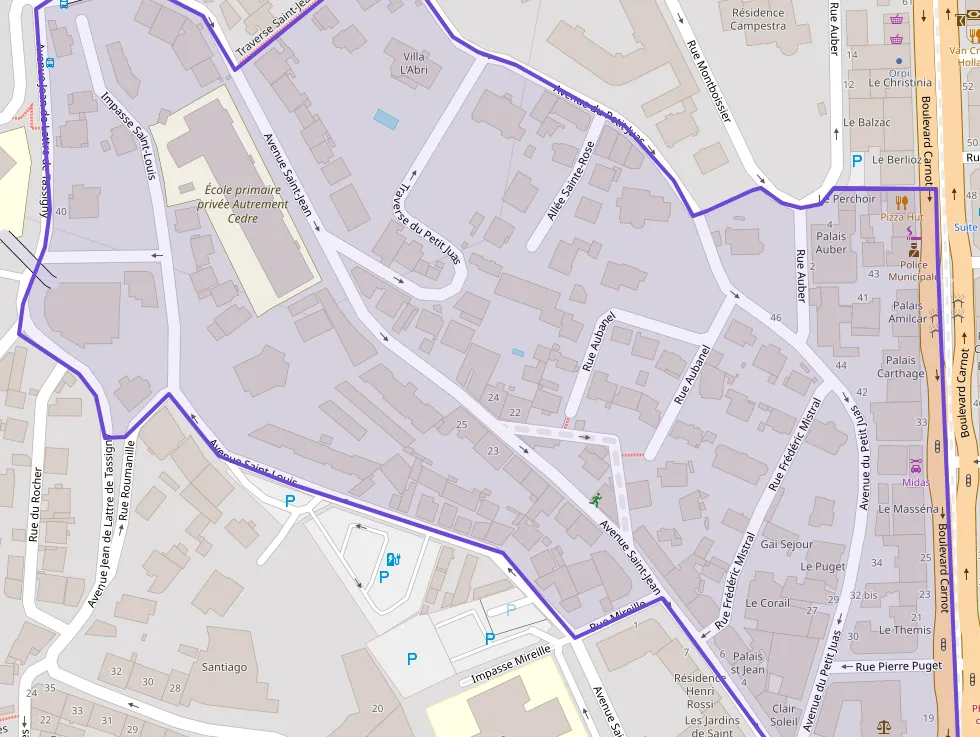 Appartement 60 m² trois pièces à vendre à Cannes