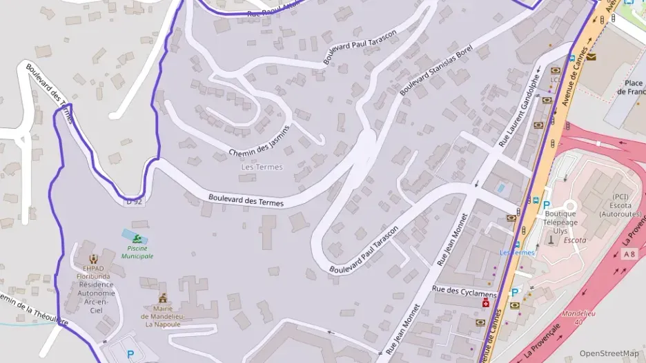 Appartement 50 m² deux pieces à vendre à Mandelieu-la-Napoule