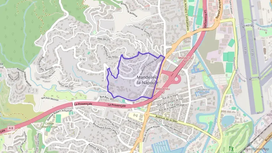 Appartement 48 m² trois pièces à vendre à Mandelieu-la-Napoule