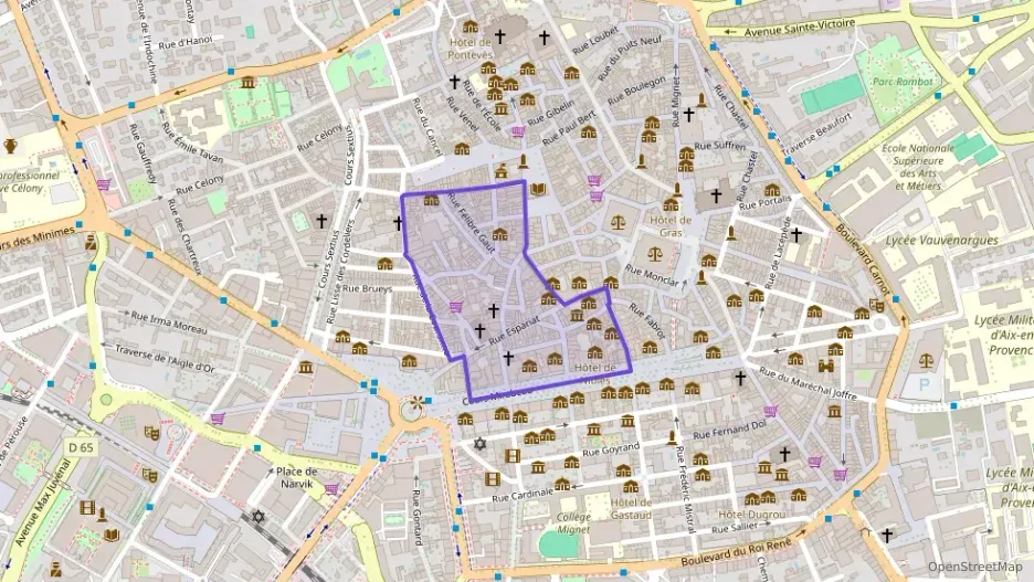 Appartement 50 m² trois pièces à vendre à Aix-en-Provence