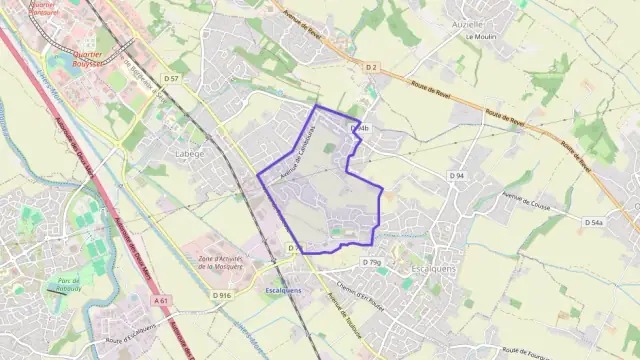 Appartement 61 m² trois pièces à vendre à Escalquens