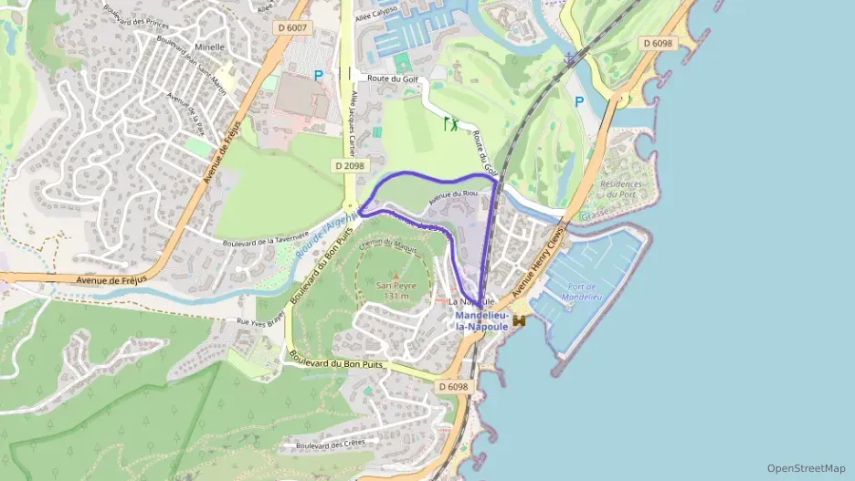 Appartement 89 m² quatre pièces à vendre à Mandelieu-la-Napoule