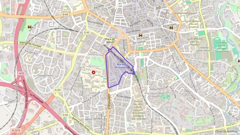 Appartement 87 m² quatre pièces à vendre à Aix-en-Provence