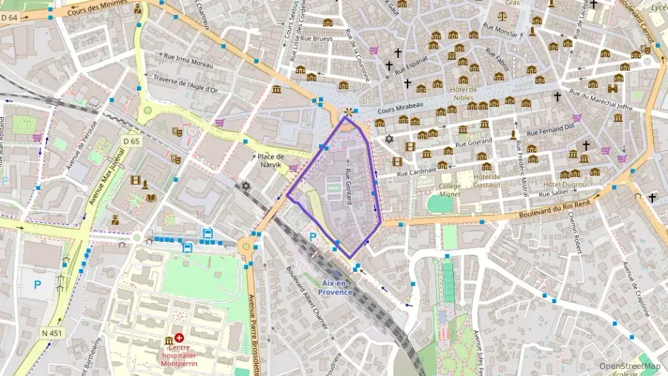 Appartement 45 m² deux pieces à vendre à Aix-en-Provence