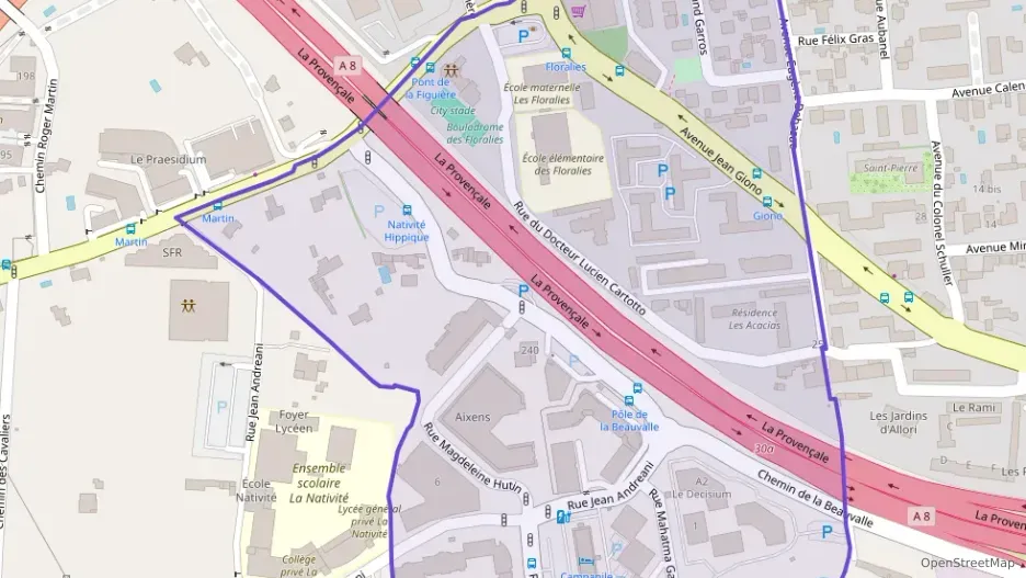 Appartement 71 m² trois pièces à vendre à Aix-en-Provence