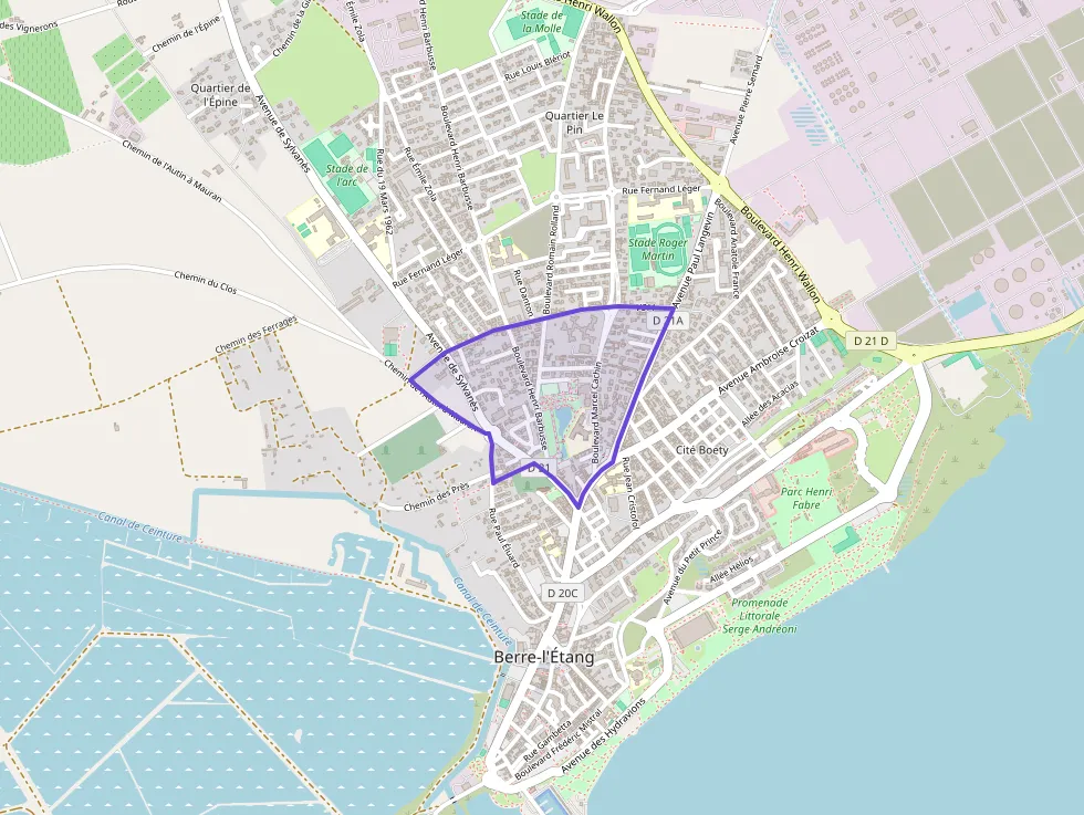 Appartement 50 m² deux pieces à vendre à Berre-l`Étang