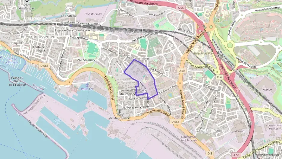 Appartement 56 m² quatre pièces à vendre à Marseille 16e Arrondissement